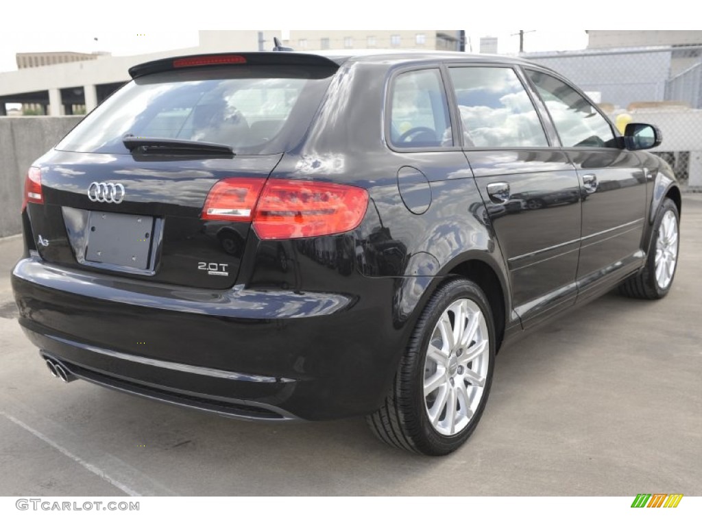 Brilliant Black 2012 Audi A3 2.0T quattro Exterior Photo #52946988
