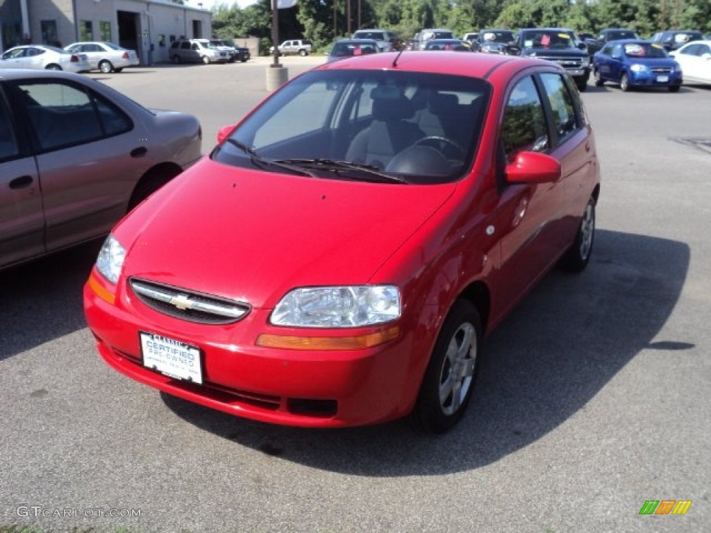 Victory Red Chevrolet Aveo