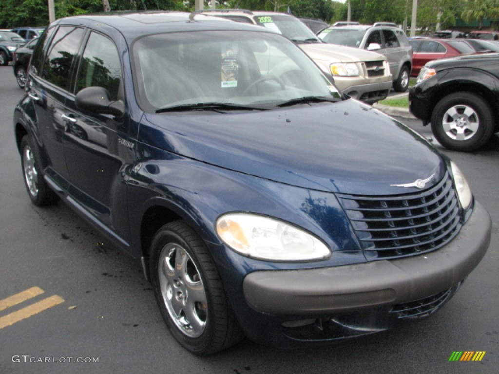 2001 PT Cruiser Limited - Patriot Blue Pearl / Gray photo #1