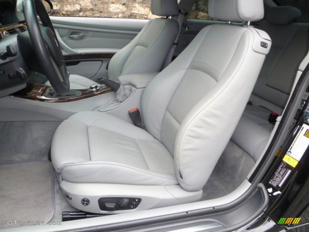 2008 3 Series 335i Coupe - Jet Black / Gray photo #7