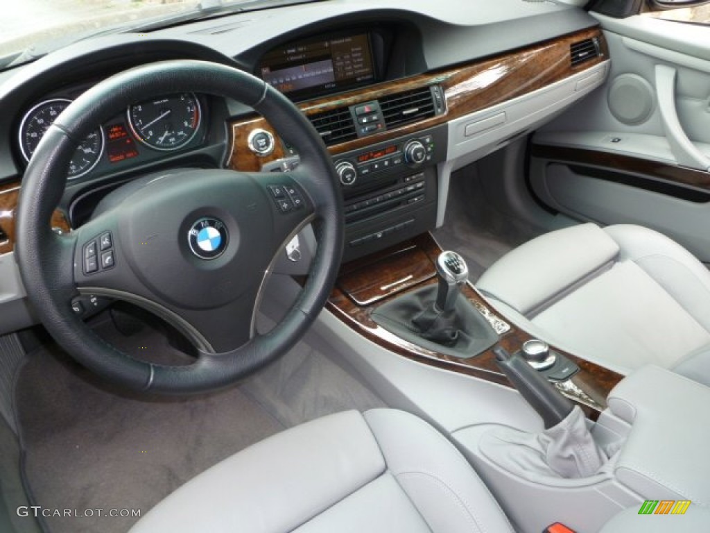 2008 3 Series 335i Coupe - Jet Black / Gray photo #9