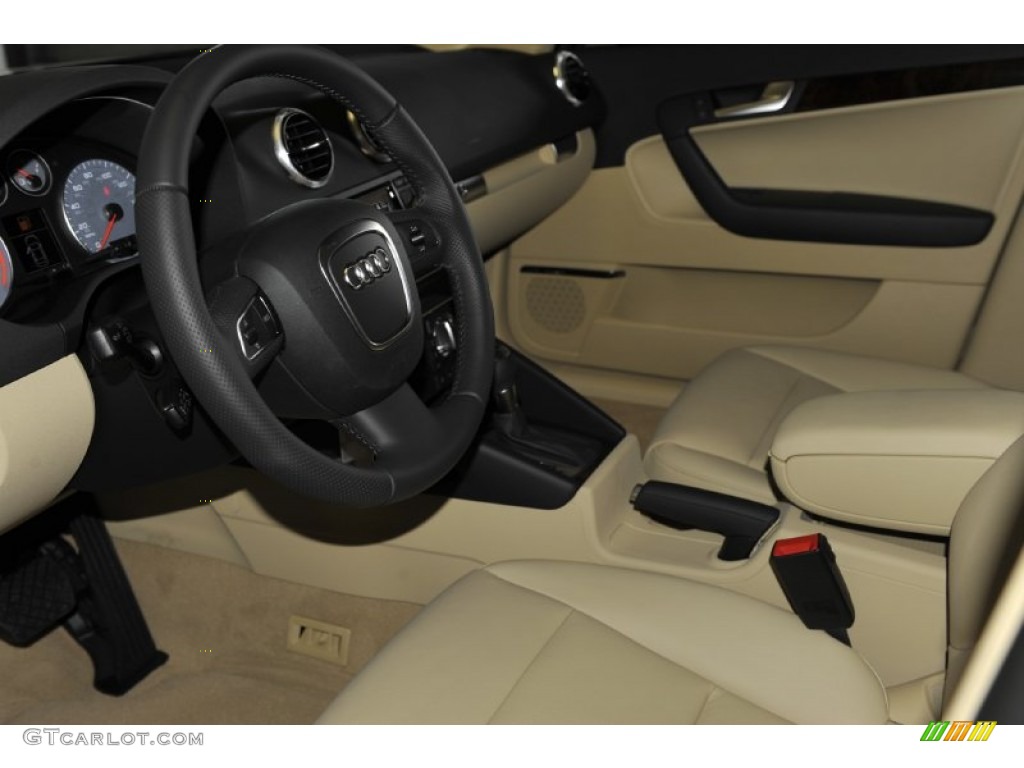 Luxor Beige Interior 2012 Audi A3 2.0 TDI Photo #52947477