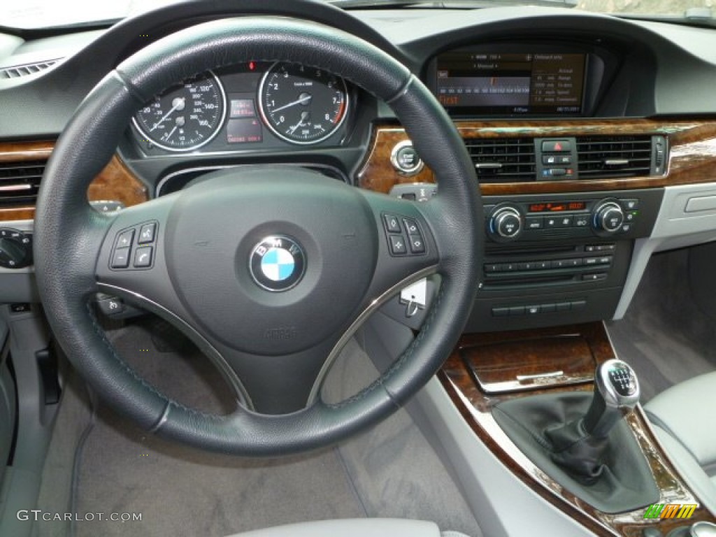 2008 3 Series 335i Coupe - Jet Black / Gray photo #10