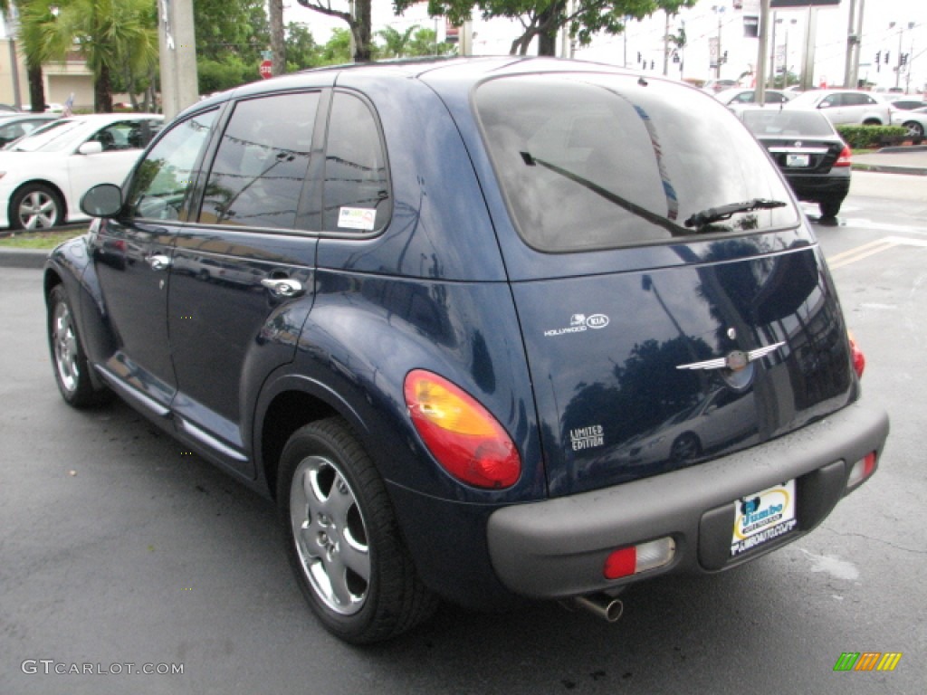2001 PT Cruiser Limited - Patriot Blue Pearl / Gray photo #8