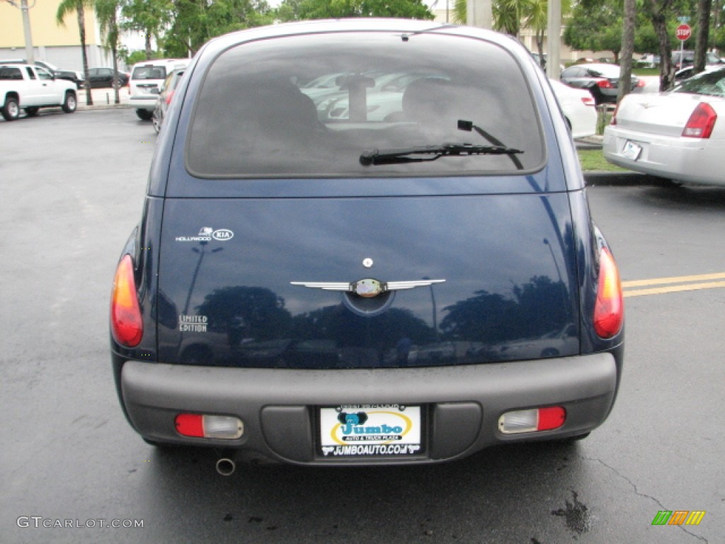 2001 PT Cruiser Limited - Patriot Blue Pearl / Gray photo #9