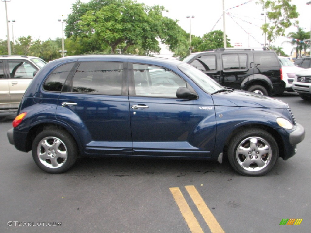 2001 PT Cruiser Limited - Patriot Blue Pearl / Gray photo #11