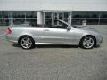 Brilliant Silver Metallic 2005 Mercedes-Benz CLK 500 Cabriolet Exterior