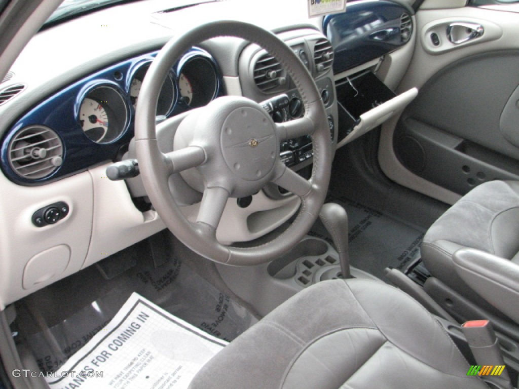 2001 PT Cruiser Limited - Patriot Blue Pearl / Gray photo #20