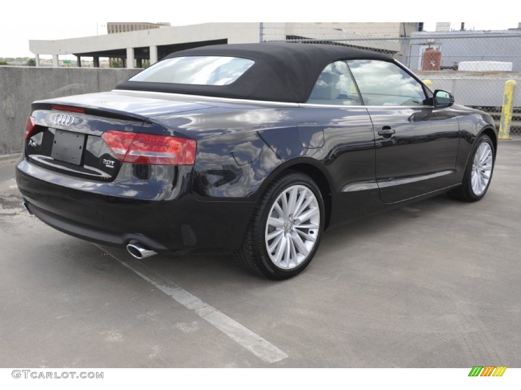 Brilliant Black 2012 Audi A5 2.0T quattro Cabriolet Exterior Photo #52947918