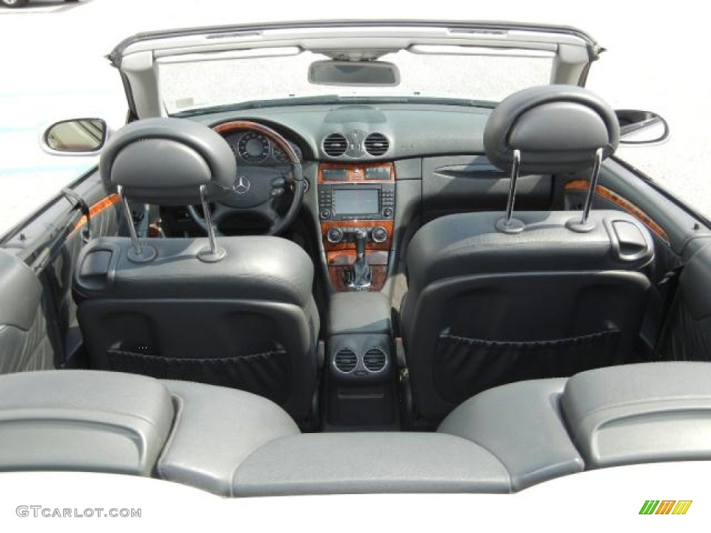 Charcoal Interior 2005 Mercedes-Benz CLK 500 Cabriolet Photo #52947960