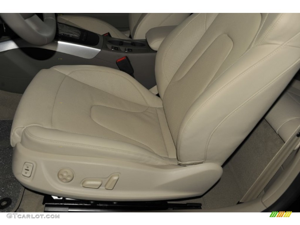 Cardamom Beige Interior 2012 Audi A5 2.0T Cabriolet Photo #52948449