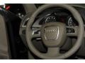 2012 Audi A5 Cardamom Beige Interior Steering Wheel Photo