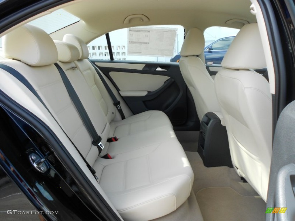 Cornsilk Beige Interior 2012 Volkswagen Jetta SE Sedan Photo #52949871