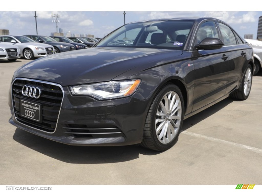 2012 A6 3.0T quattro Sedan - Oolong Gray Metallic / Black photo #3