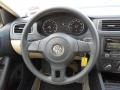 Cornsilk Beige Steering Wheel Photo for 2012 Volkswagen Jetta #52949901