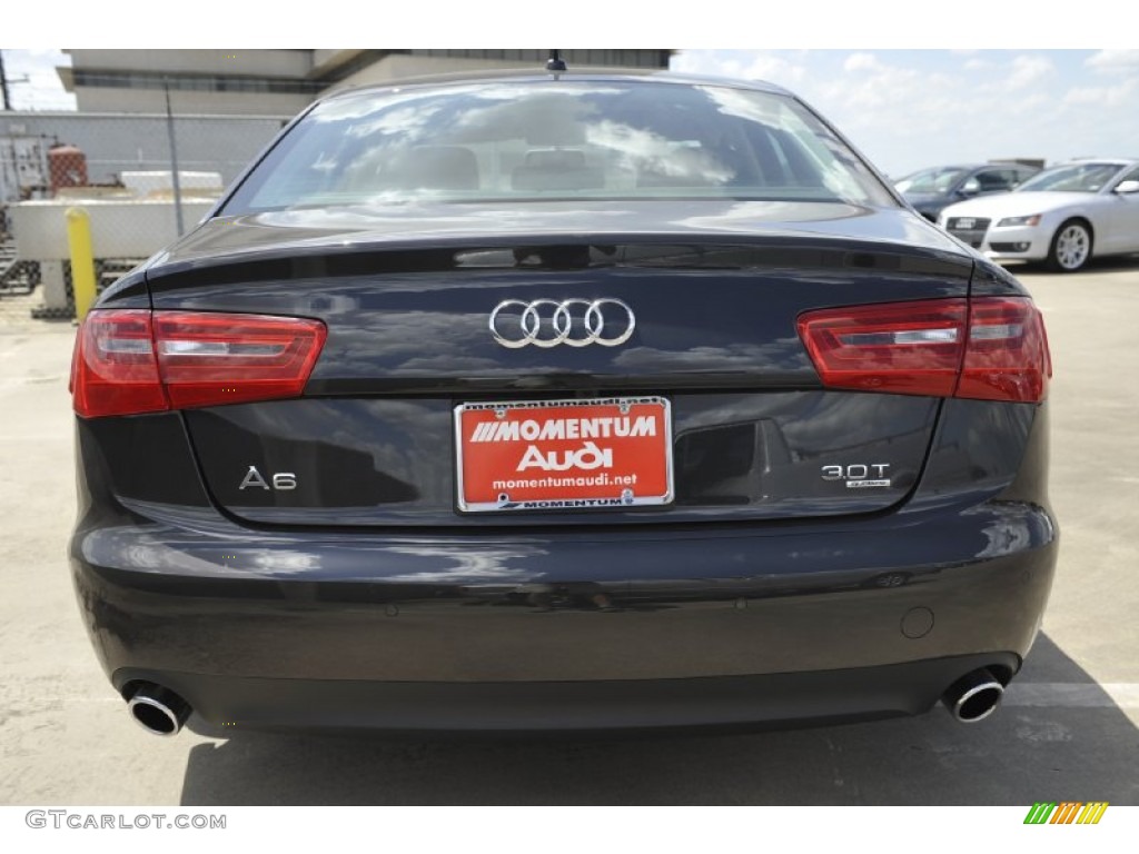 2012 A6 3.0T quattro Sedan - Oolong Gray Metallic / Black photo #4