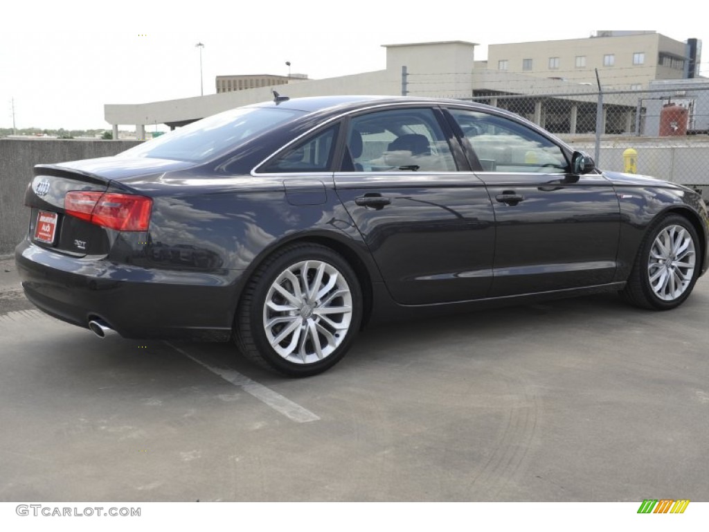 2012 A6 3.0T quattro Sedan - Oolong Gray Metallic / Black photo #6