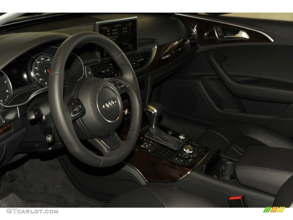2012 A6 3.0T quattro Sedan - Oolong Gray Metallic / Black photo #11