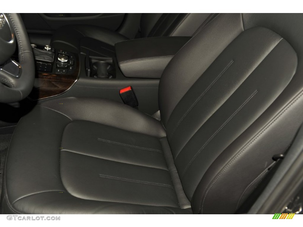 2012 A6 3.0T quattro Sedan - Oolong Gray Metallic / Black photo #12