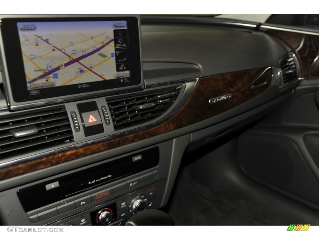 2012 A6 3.0T quattro Sedan - Oolong Gray Metallic / Black photo #14