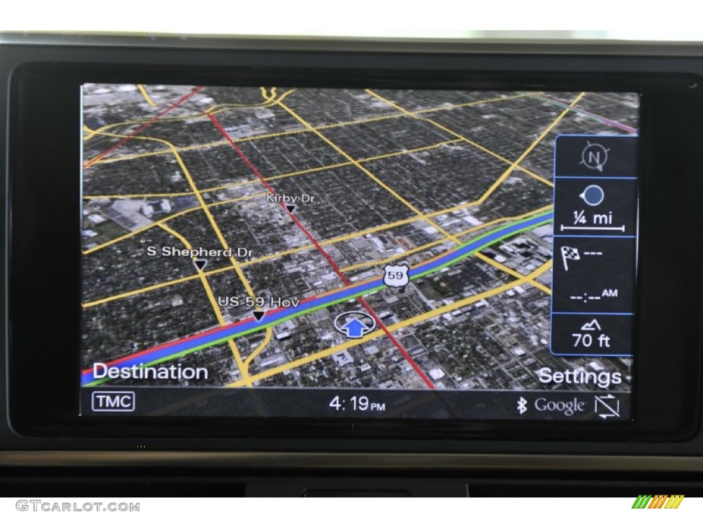 2012 Audi A6 3.0T quattro Sedan Navigation Photo #52950519