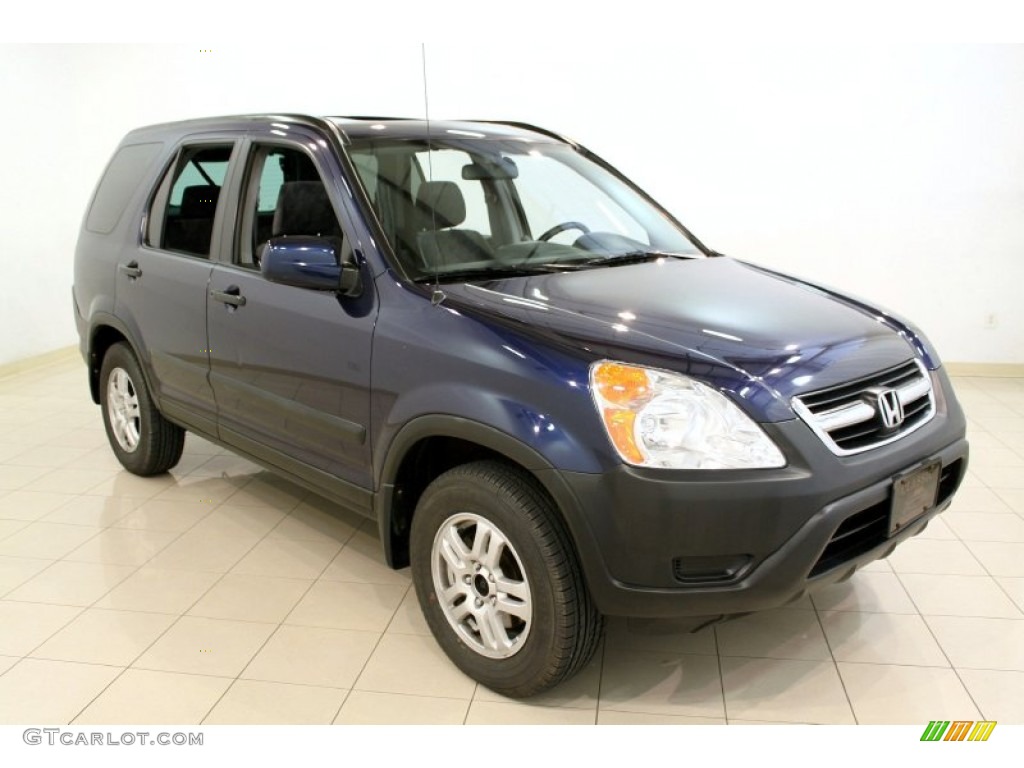 2004 CR-V EX 4WD - Eternal Blue Pearl / Black photo #1