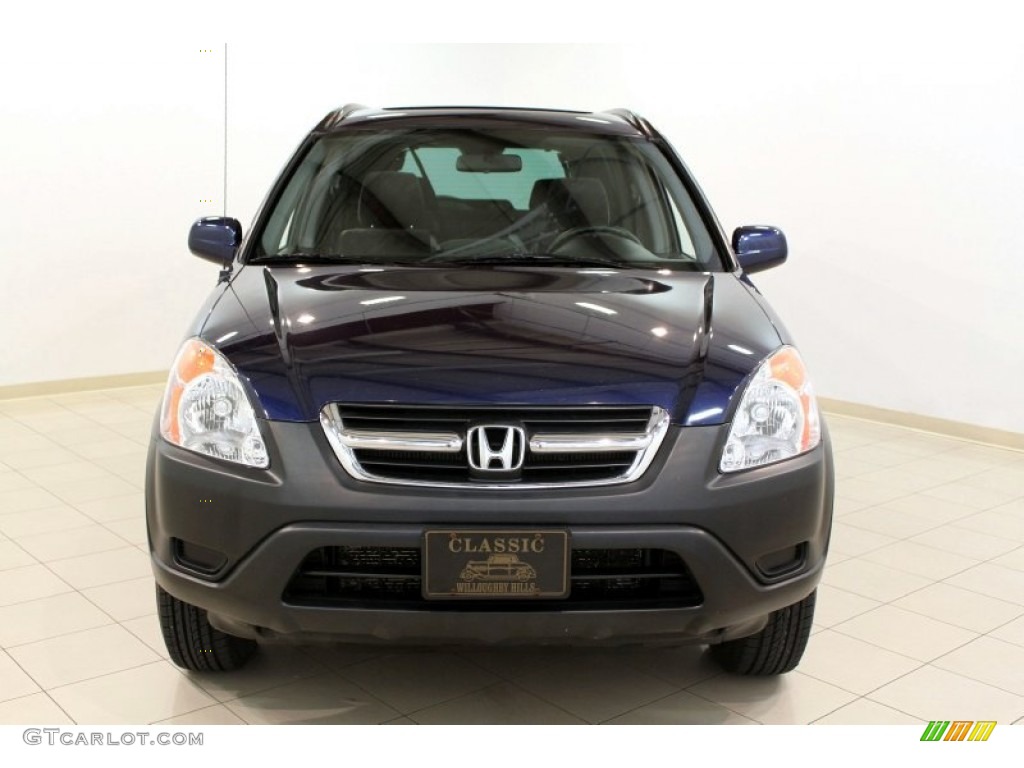 2004 CR-V EX 4WD - Eternal Blue Pearl / Black photo #2