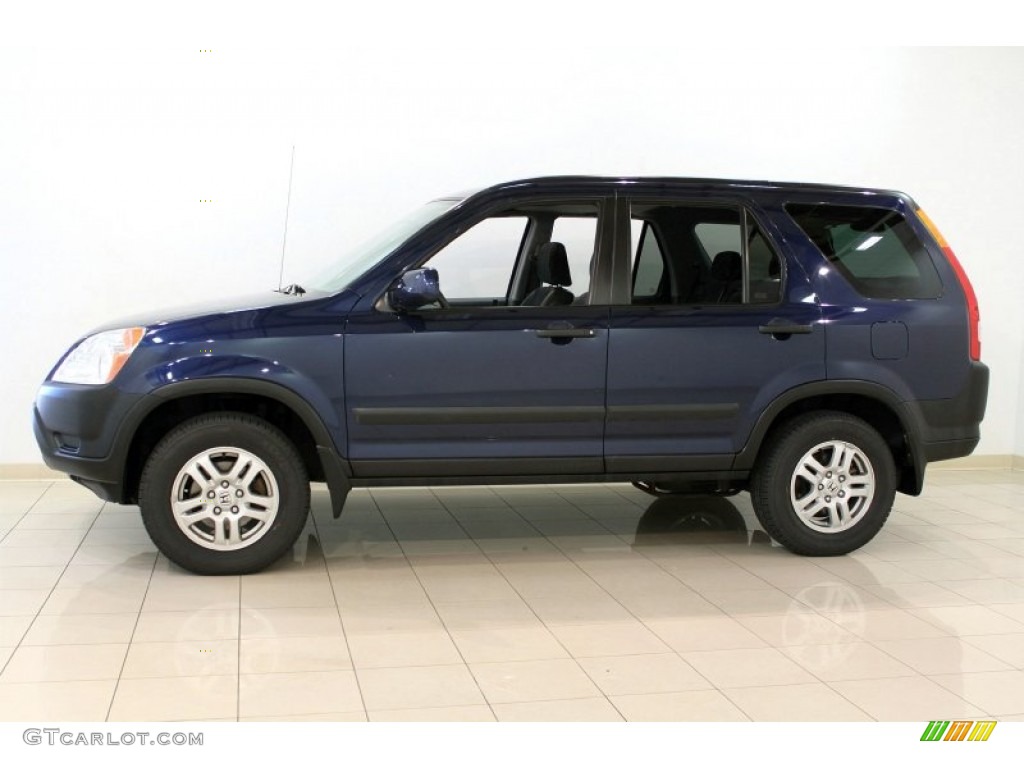 2004 CR-V EX 4WD - Eternal Blue Pearl / Black photo #4