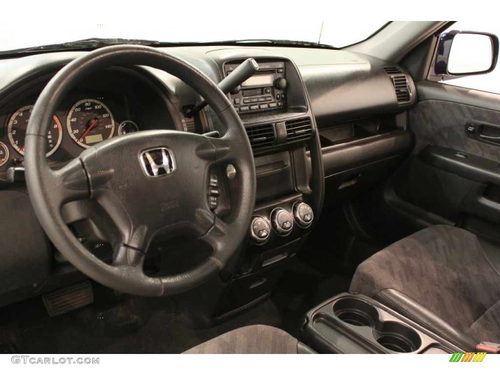 2004 CR-V EX 4WD - Eternal Blue Pearl / Black photo #7