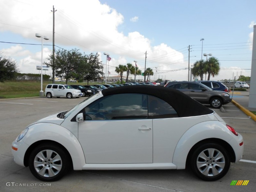 2009 New Beetle 2.5 Convertible - Candy White / Black photo #4