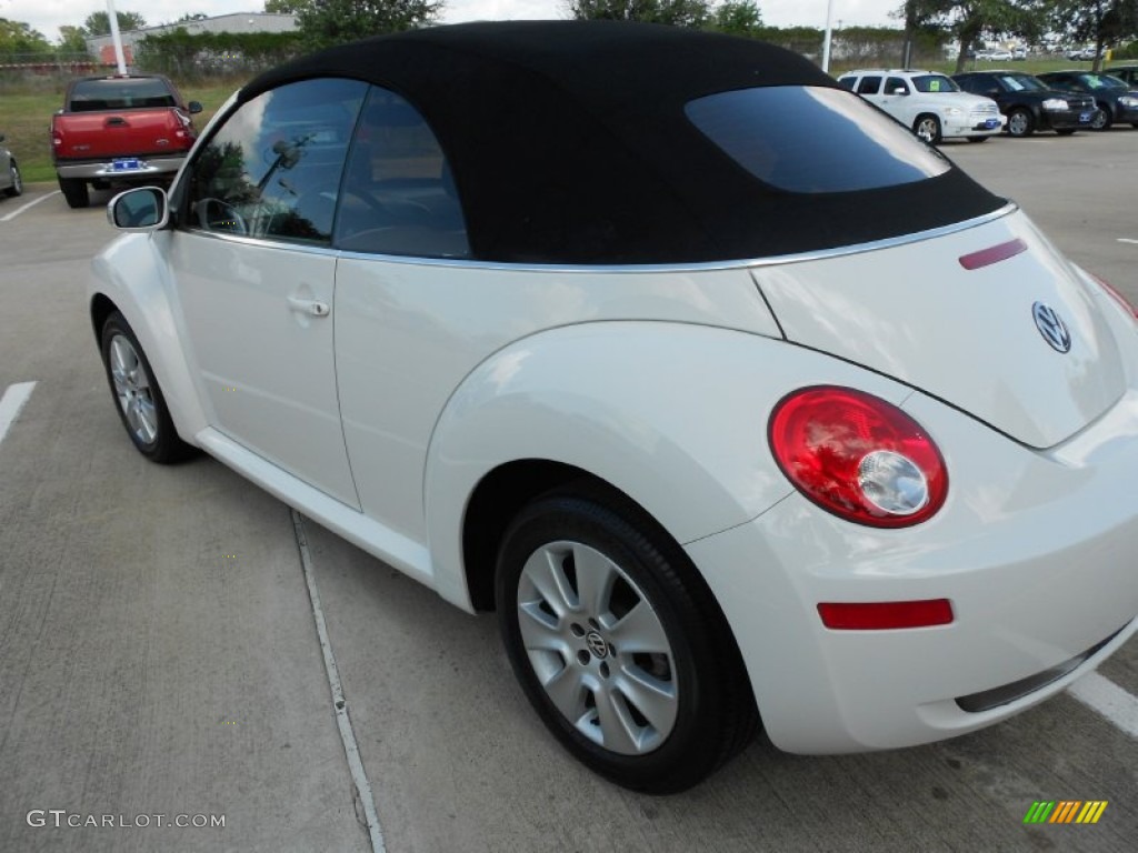 2009 New Beetle 2.5 Convertible - Candy White / Black photo #5