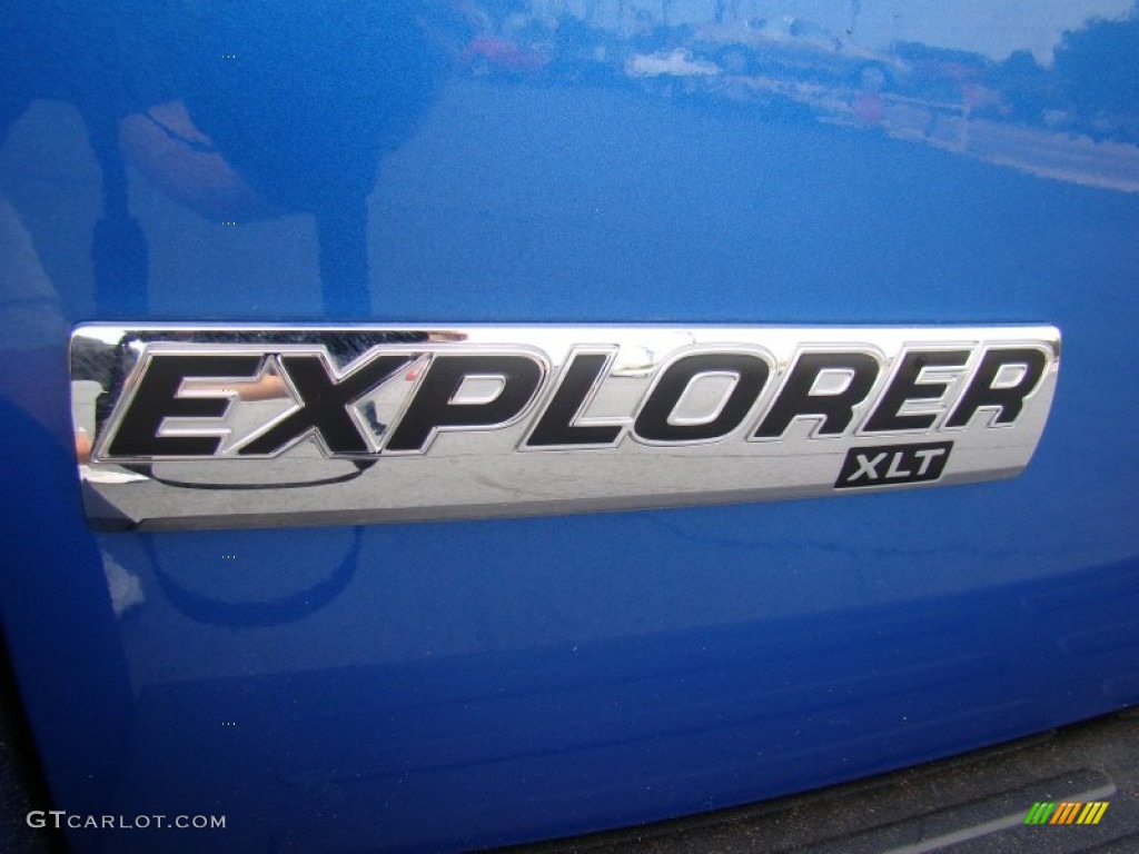 2010 Explorer XLT - Blue Flame Metallic / Camel photo #31