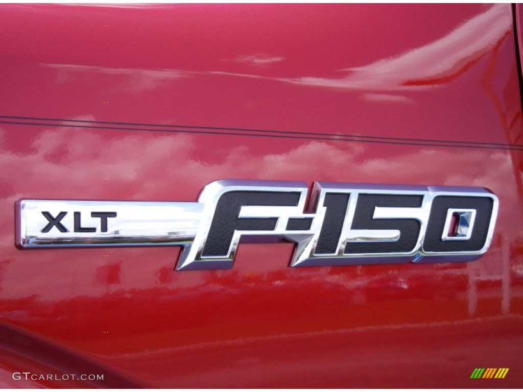 2011 F150 XLT SuperCrew - Red Candy Metallic / Steel Gray photo #4