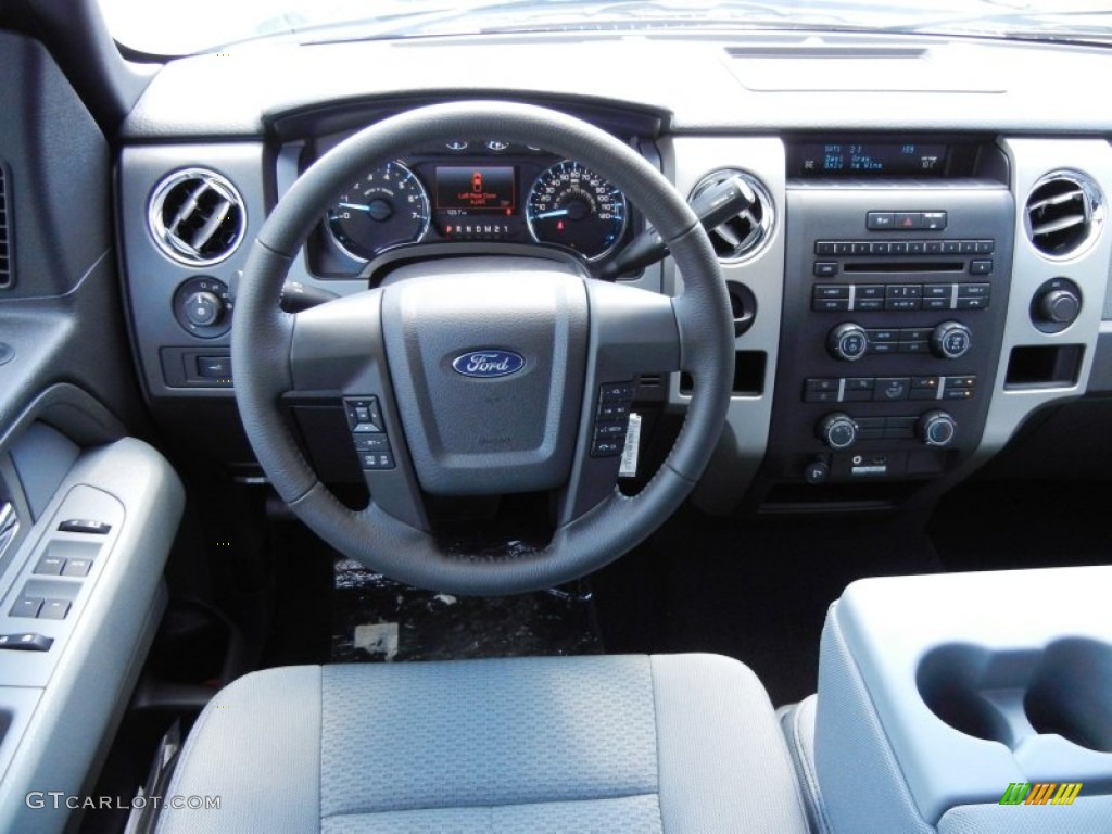 2011 Ford F150 XLT SuperCab Steel Gray Dashboard Photo #52952325