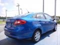 2011 Blue Flame Metallic Ford Fiesta SE Sedan  photo #3