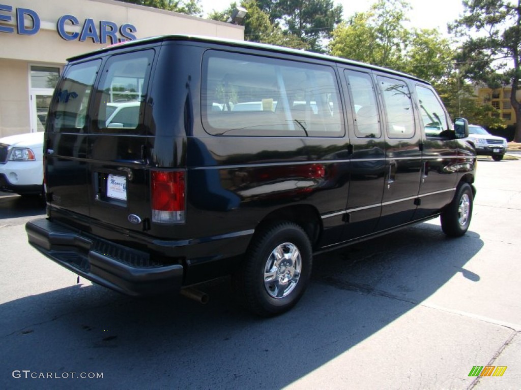 2003 E Series Van E150 Passenger - Black / Medium Flint photo #8