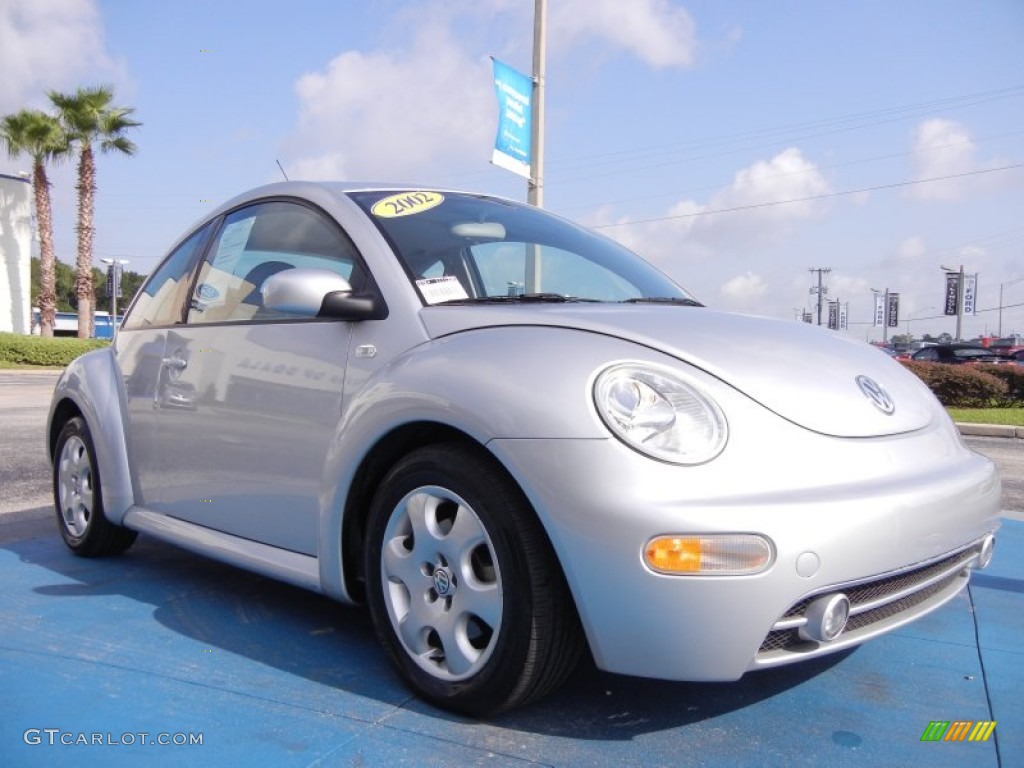 Reflex Silver Metallic 2002 Volkswagen New Beetle GLS Coupe Exterior Photo #52954844