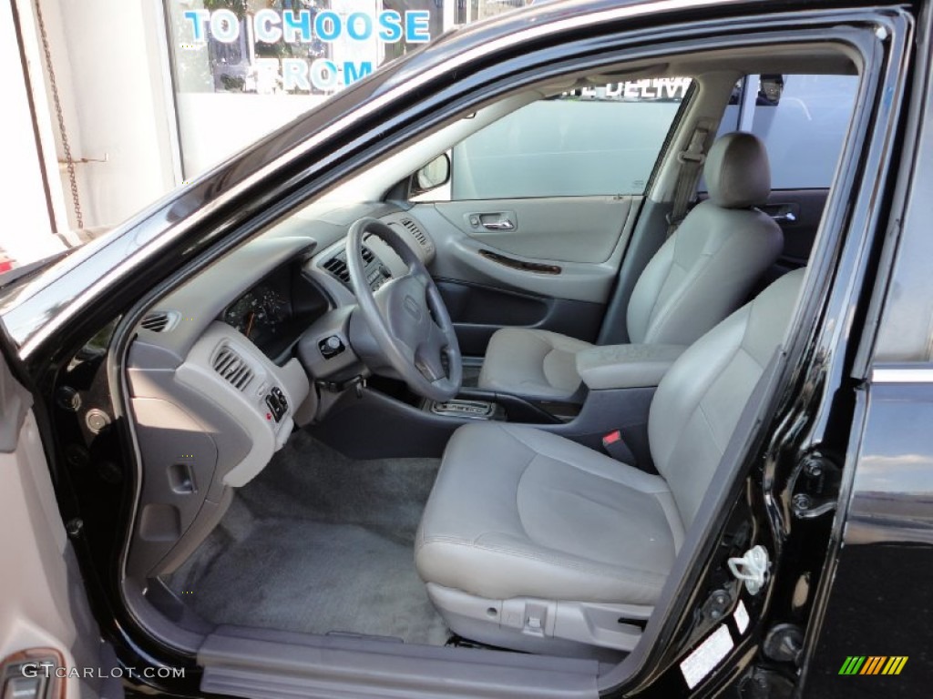 2002 Accord SE Sedan - Nighthawk Black Pearl / Quartz Gray photo #6