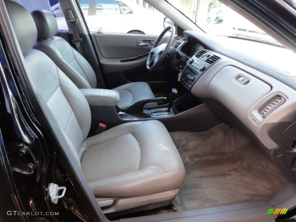 2002 Accord SE Sedan - Nighthawk Black Pearl / Quartz Gray photo #7