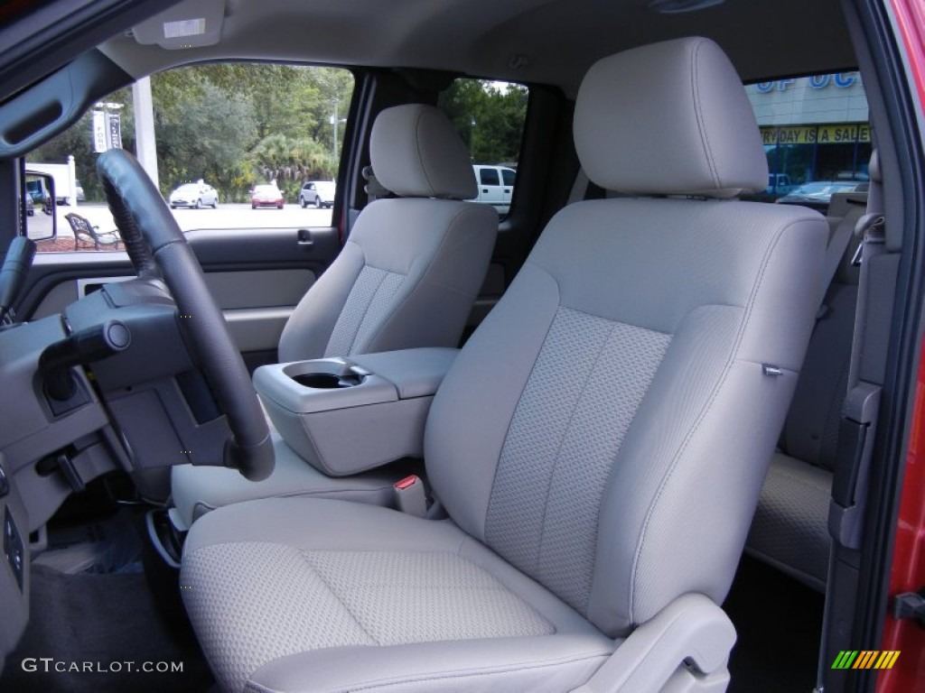 2010 F150 XLT SuperCab - Red Candy Metallic / Medium Stone photo #13