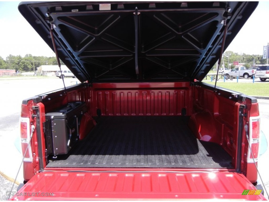 2010 F150 XLT SuperCab - Red Candy Metallic / Medium Stone photo #25