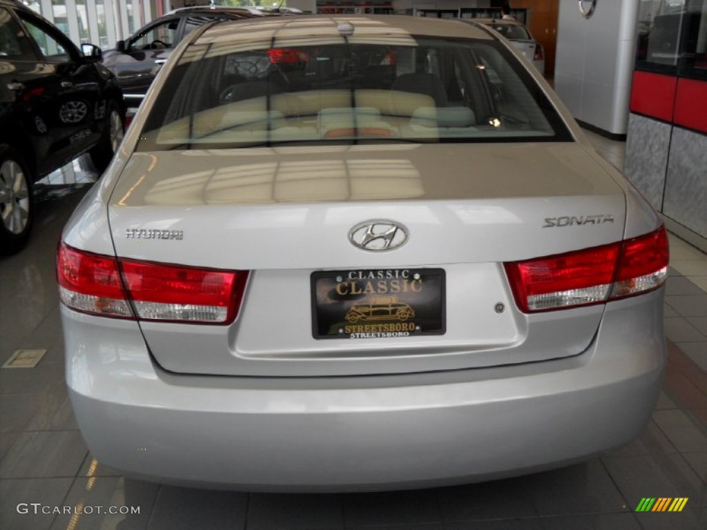 2008 Sonata GLS - Bright Silver / Gray photo #8