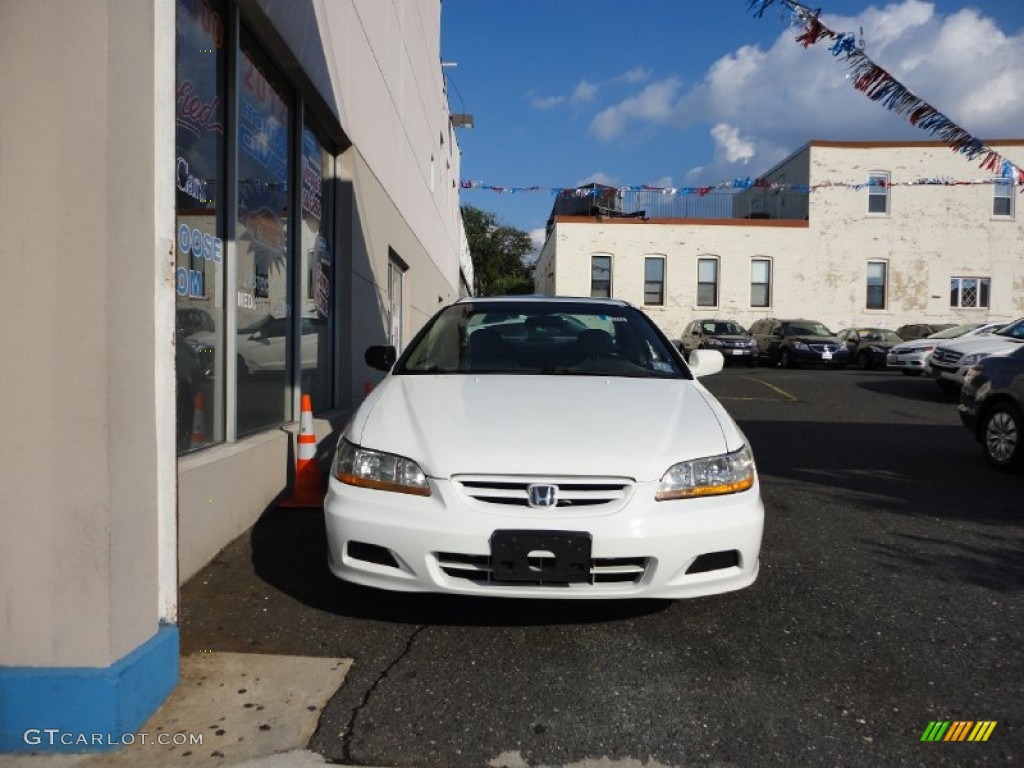 2000 Accord EX V6 Coupe - Taffeta White / Ivory photo #1