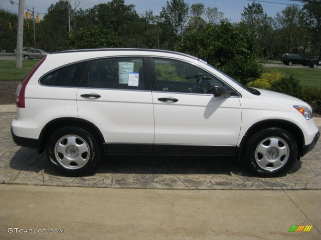 2009 CR-V LX - Taffeta White / Gray photo #3