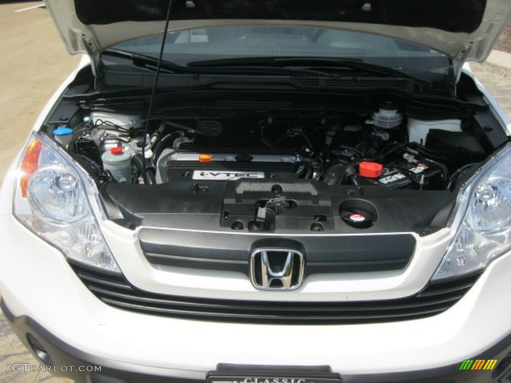 2009 CR-V LX - Taffeta White / Gray photo #6
