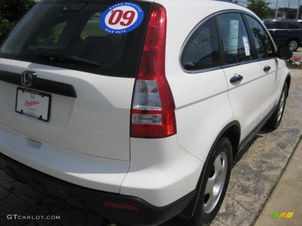 2009 CR-V LX - Taffeta White / Gray photo #10