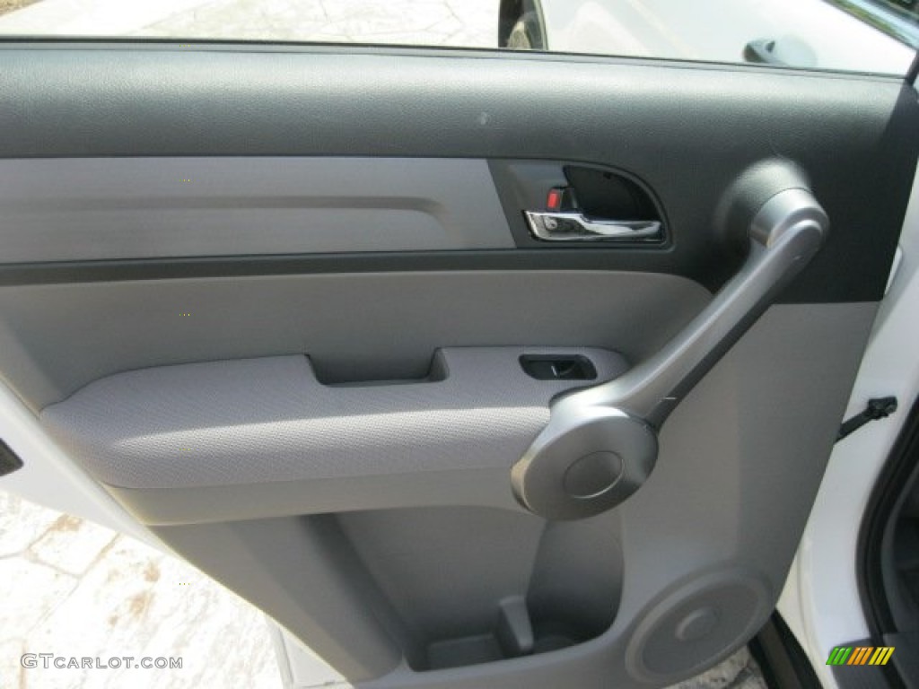 2009 CR-V LX - Taffeta White / Gray photo #29