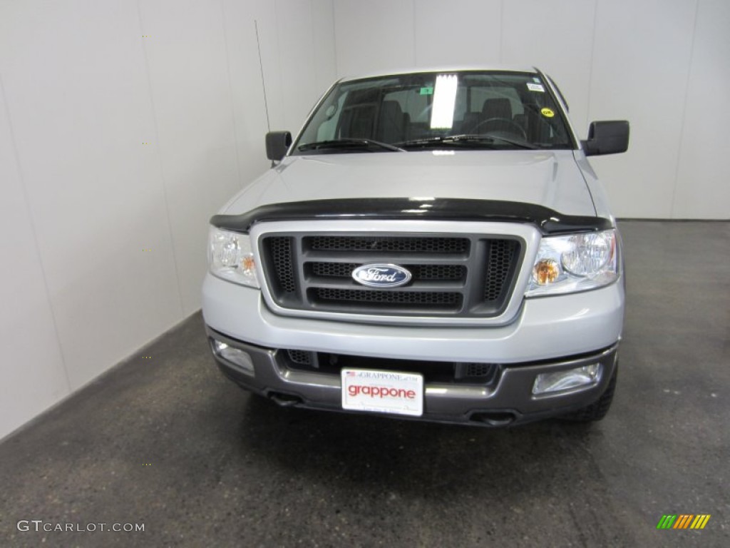 2005 F150 FX4 SuperCab 4x4 - Silver Metallic / Medium Flint Grey photo #2