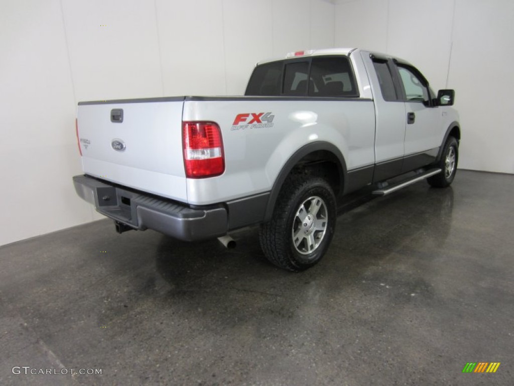 2005 F150 FX4 SuperCab 4x4 - Silver Metallic / Medium Flint Grey photo #11