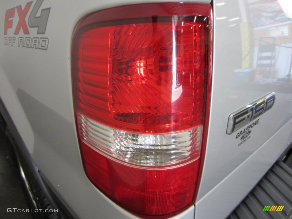 2005 F150 FX4 SuperCab 4x4 - Silver Metallic / Medium Flint Grey photo #15